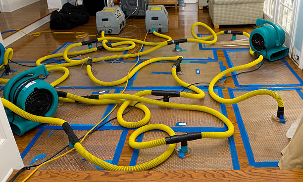 Professional Crawl Space Water Removal technician working in East Freetown, MA